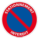 Panneau B6a1 - Interdiction de stationner